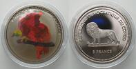 Kongo - Kinshasa CONGO 5 Francs 2004 Bird of Paradise WILDLIFE PROTECTION Cu-Ni HOLOGRAM -