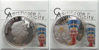 Cook-Inseln COOK ISLANDS 5 Dollars 2013, NEFERTITI, HISTORY OF EGYPT, silver, Proof, color -