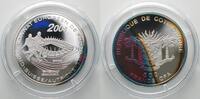 Elfenbeinküste IVORY COAST. 500 Francs CFA 2008, Letzigrund, Zurich, SOCCER EU CUP, silver -