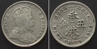 Hongkong HONG KONG 5 Cents 1903 EDWARD VII silver XF! -