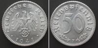 Deutschland - Drittes Reich Germany THIRD REICH 50 Reichspfennig 1941 F Alu BU!!! -
