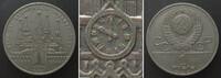 Russland RUSSIA 1 Rouble 1978 OLYMPICS, Error clock VI instead of IV, Cu-Ni, AU -