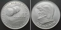 Russland - Medaillen RUSSIA - USSR Medal (1991) VOSTOK / GAGARIN FIRST MAN IN SPACE titanum 40mm -