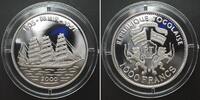 Togo TOGO 1000 Francs 2000 Ship PAMIR silver Proof -