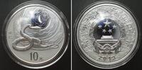 China CHINA 10 Yuan 2013 Lunar YEAR OF THE SNAKE 1 oz silver BU with COA -