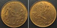 Belgien BELGIUM. EXPOSITION UNIVERSELLE LIÈGE 1905, visiting token, brass, 30mm, BU! -