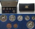 Südafrika SOUTH AFRICA 1984 PROOF SET with 1 Rand in silver & nickel -