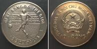 Vietnam VIETNAM 10 Dong 1989 FOOTBALL WORLD CUP in ITALY Cu-Ni SCARCE! -