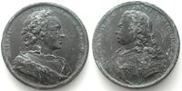 Schweiz - Medaillen RRR! 1747 Mule Pattern by J. Dassier, MAURICE OF SAXONY / WILLIAM IV OF ORANGE -