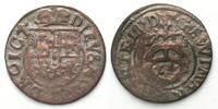 Brandenburg - Preussen BRANDENBURG 1/24 Thaler 1621 GEORG WILHELM silver aVF -