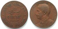 Italienisch Somaliland ITALIAN SOMALILAND. 4 Bese 1909, Vittorio Emanuele III, bronze, XF, SCARCE! -