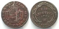 Haus Habsburg FURTHER AUSTRIA 1 Kreuzer 1794 H FRANZ II copper VF+ -