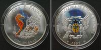 St. Thomas & Prinzeninsel ST. THOMAS and PRINCE IS. 2000 Dobras 1995 Seahorse & crab FLORA & FAUNA silver -