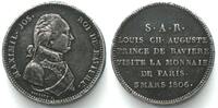 Frankreich FRANCE 2 Francs 1806 Visit of Prince Ludwig of Bavaria to Paris Mint, OFF-METAL -