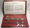 Jamaika JAMAICA 1980 BU SPECIMEN SET Cu-Ni SCARCE! -
