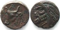 Pantikapaion CIMMERIAN BOSPOROS. Pantikapaion, AE 17mm 325-310 BC, Pan / bull AU! -