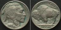 Vereinigte Staaten von Amerika US 1913 Type 2 Buffalo Nickel 5 Cents AU! -