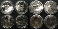 Vereinigte Staaten von Amerika USA. Set 4 x 1/2 Dollar 1995-96, OLYMPICS ATLANTA, Cu-Ni, Proof -