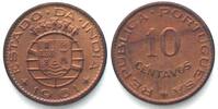 Portugiesisch Indien PORTUGUESE INDIA 10 Centavos 1961 bronze UNC-! -