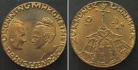 Dänemark DENMARK 20 Kroner 1992, SILVER WEDDING, Al-Bro, BU -