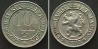Belgien BELGIUM 10 Centimes 1898 - DER BELGEN - LEOPOLD II, Cu-Ni, UNC-! -