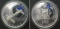 Guinea GUINEA 250 Francs 1970, Sojuz, 10TH ANN. OF INDEPENDENCE, silver -