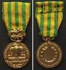 Franz. Indochina - Orden und Abzeichen FRANCE. Indochina Campaign Commemorative Medal 1953 -