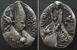 Vatikan - Medaillen PAUL VI. Annual Silver Oval Medal 1968 by Bodini -