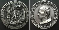 Vatikan - Medaillen PAUL VI. Annual Silver Medal 1972 by A. Berti, 44mm, SCARCE! -