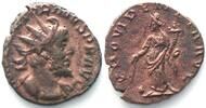 Roman Imperial VICTORINUS. 268-270 Bi Antoninianus, PROVIDENTIA AVG, Southern mint, AU! -