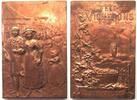 Schweiz - Medaillen VEVEY. 1905 FETE DES VIGNERONS Plaque by Elisabeth Fulpius, bronze, 60x40mm -