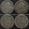 England GREAT BRITAIN. Shilling 1895 & 1897, VICTORIA silver aVF -
