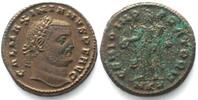 Roman Imperial GALERIUS (293-311 AD). AE Follis, 308-310, MKV, Cyzicus mint, AU/XF -