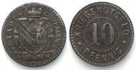 Emmendingen (Baden) Germany EMMENDINGEN (Baden) 10 Pfennig 1914-18, NOTGELD, iron UNC- -