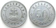 Landsberg a. Lech (Bayern)  LANDSBERG a. Lech (Bavaria) 50 Pfennig 1917, NOTGELD, nickel coated zinc UNC-