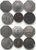Deutschland - Notmünzen GERMAN NOTGELD. 6 coins, L & M -