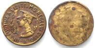 Rumänien - Medaillen ROMANIA. Royal Visit of CAROL II in BUKOVINA 1933, brass 27mm -