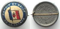Frankreich - Medaillen FRANCE Pin, Sacre Coer, ESPOIR ET SALUT DE LA FRANCE, ca. 1900, Alu 19mm -