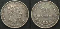 Italien ITALY. 50 Centesimi 1863 M, Milano mint, VITTORIO EMANUELE II silver VF+ -