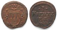Würzburg, Bistum German WURZBURG, Bishopric. Kreuzer 1622 JOHANN GOTTFRIED VON ASCHHAUSEN copper -