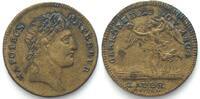 Frankreich - Medaillen NAPOLEON I. Token 1804, Coronation, by Lauer, brass 24mm XF -