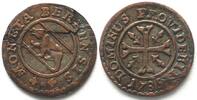 Schweiz - Bern Swiss BERN Vierer (1/2 Kreuzer) 1785 billon XF! -