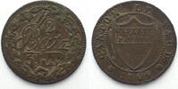 Schweiz - Waadt Swiss VAUD 1/2 Batzen 1809 billon VF+ -