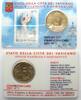 Vatikan 3 x VATICAN 2011 50 Euro cent BENEDICT XVI - STAMP & COINCARD -