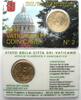 Vatikan 2 x VATICAN 2011 50 Euro cent BENEDICT XVI in COINCARD N°2 -