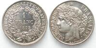 Frankreich FRANCE 1 Franc 1895 A - Paris OUDINE silver Prooflike Specimen! -