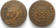 Frankreich FRANCE Test strike ND(1880) LOUIS XII Ducat of NAPLES bronze 25mm -