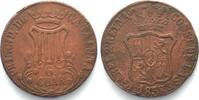 Spanien - Katalonien Spain CATALONIA 6 Quartos 1838 ISABEL II copper CONTEMPORARY COUNTERFEIT -