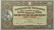Schweiz SWITZERLAND 5 Franken 22.2.1951 Wilhelm Tell UNC! -