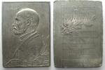 Frankreich - Medaillen LOUIS PASTEUR Lead pattern for plaque ND(1895) by Canale 111x80mm RRR! -